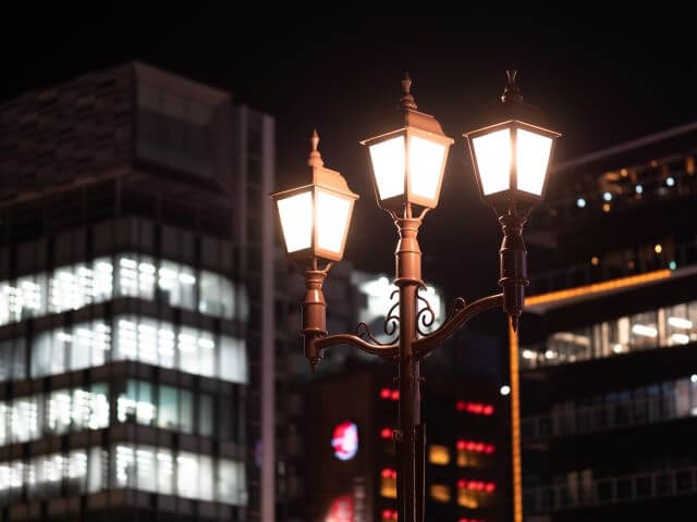 福岡・中州の街灯