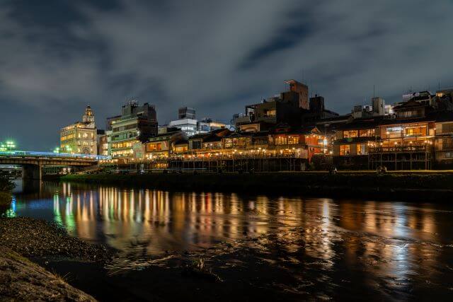 京都河原町の夜